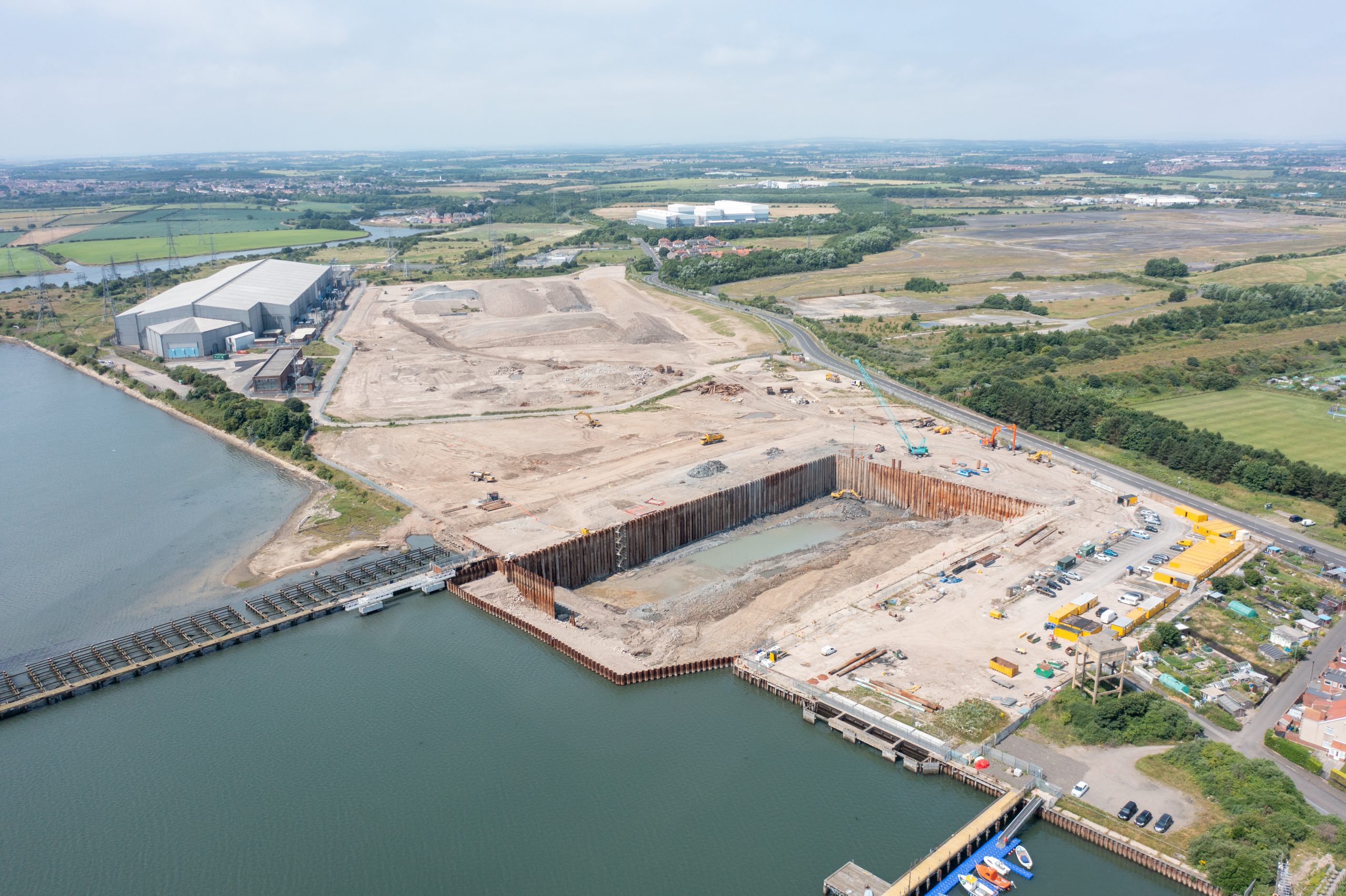 Northumberland Energy Park Aerial View