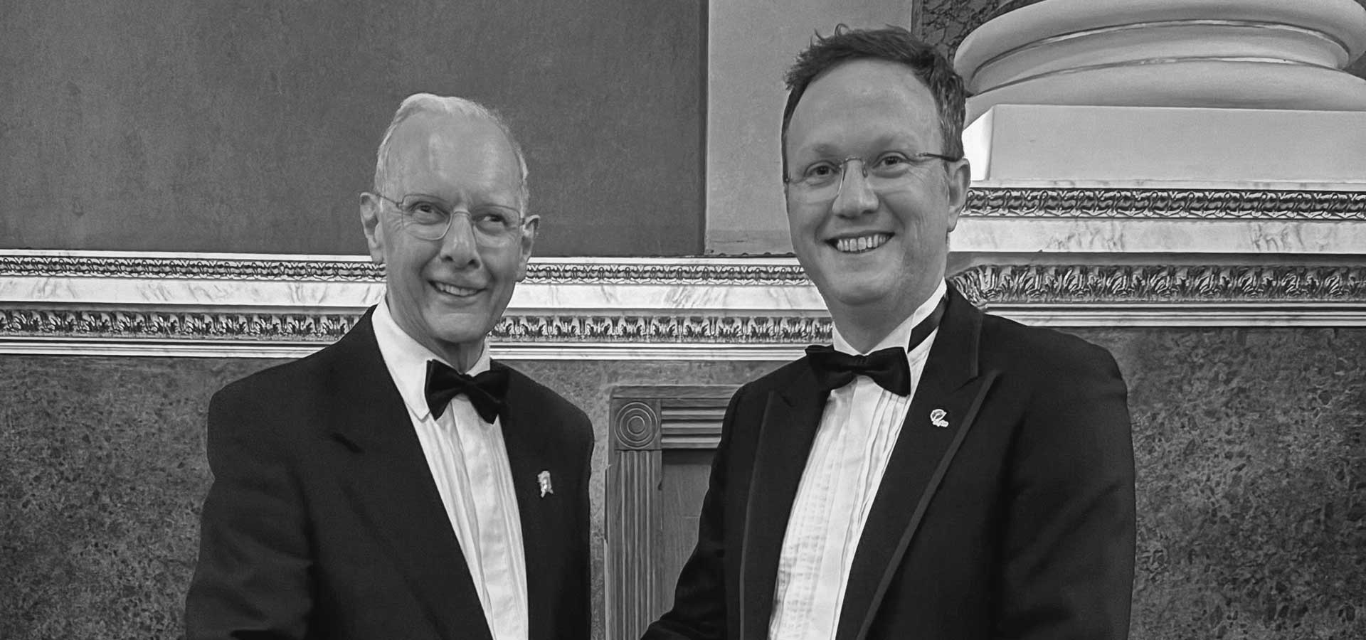 Paul Pankhurst awarded the Rochester Bridge Trust Phil Tindall Memorial Medal